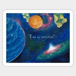 Space quotes Sticker